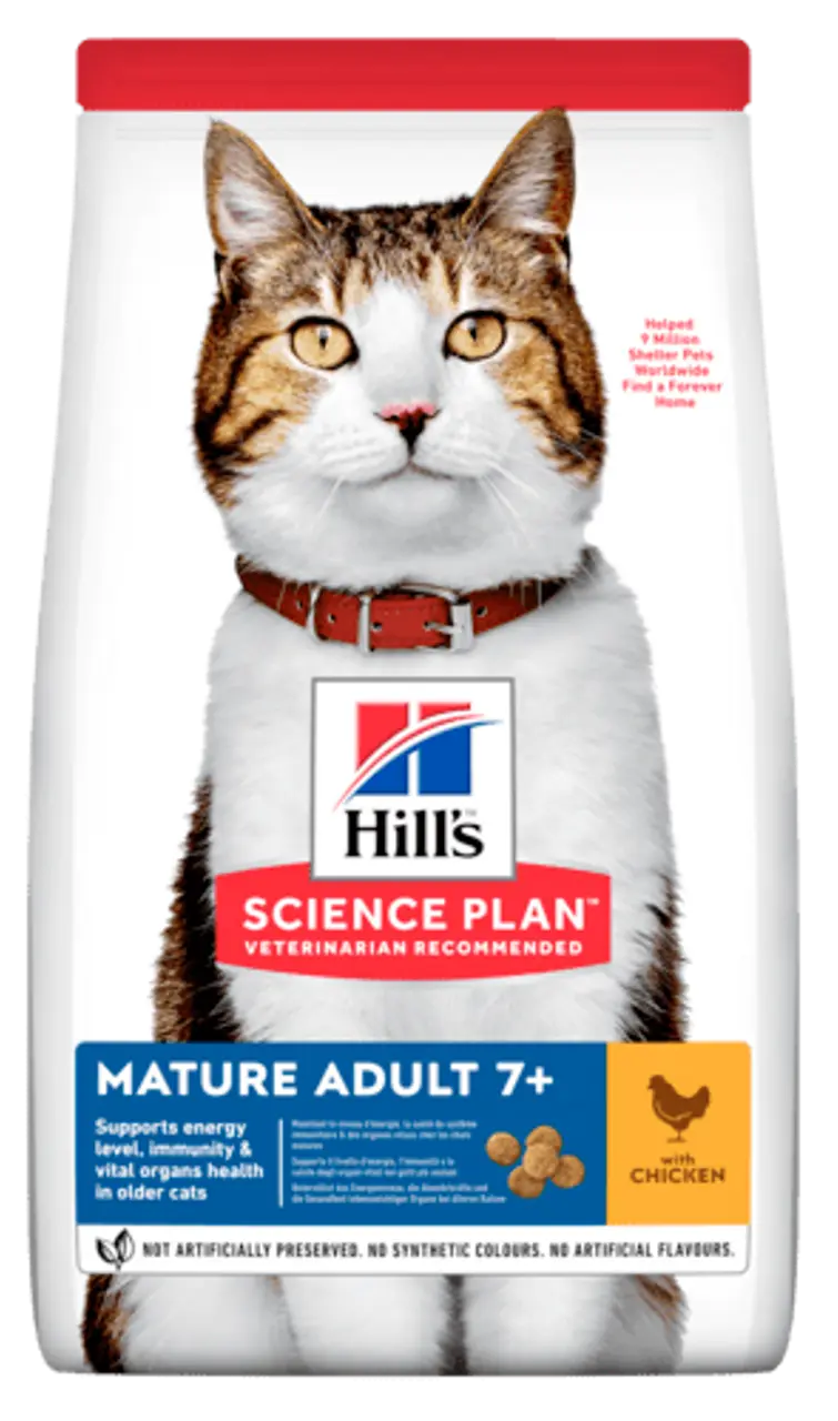 Hill's Science Plan Mature Adult 7+ Cat Food with Chicken