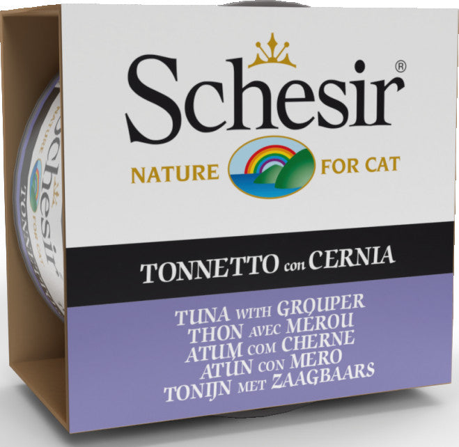 Schesir Tuna with Grouper Cat Wet Food