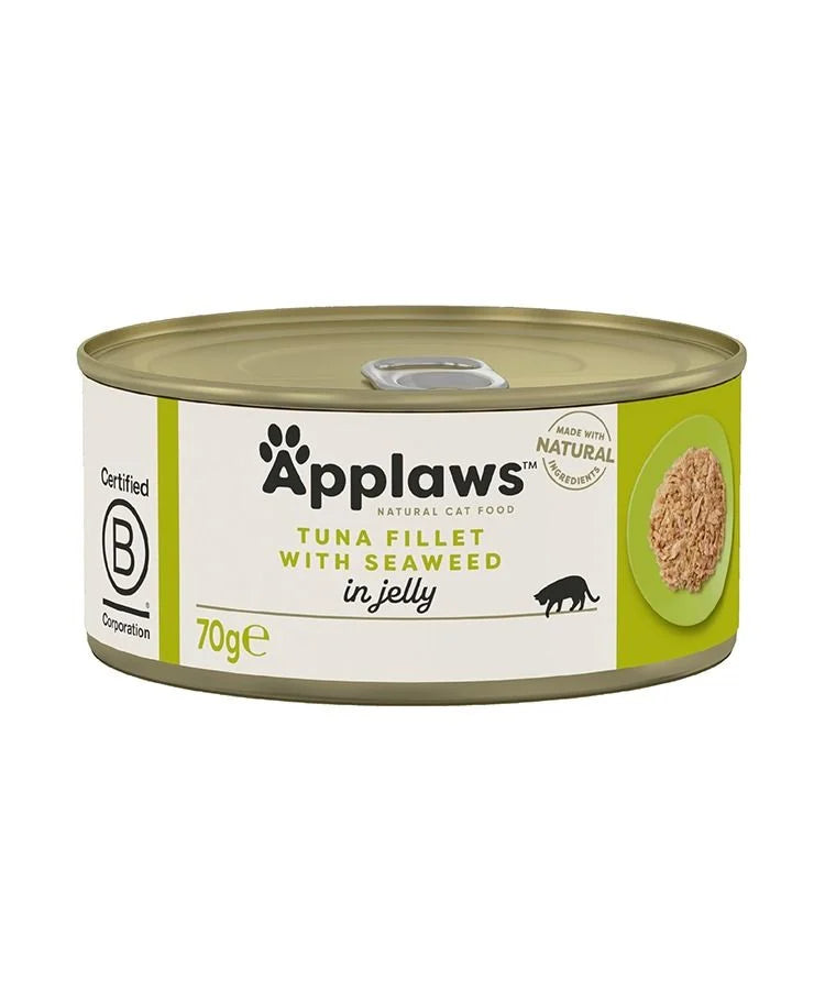 Applaws Natural Tuna Fillet with Seaweed Wet Cat Food - 156 GM