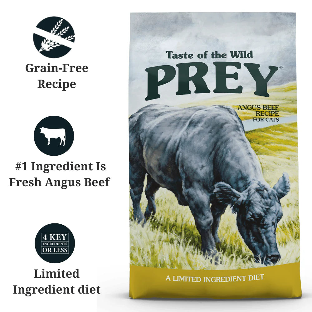 Taste of the Wild PREY Angus Beef for Dry Cat Food
