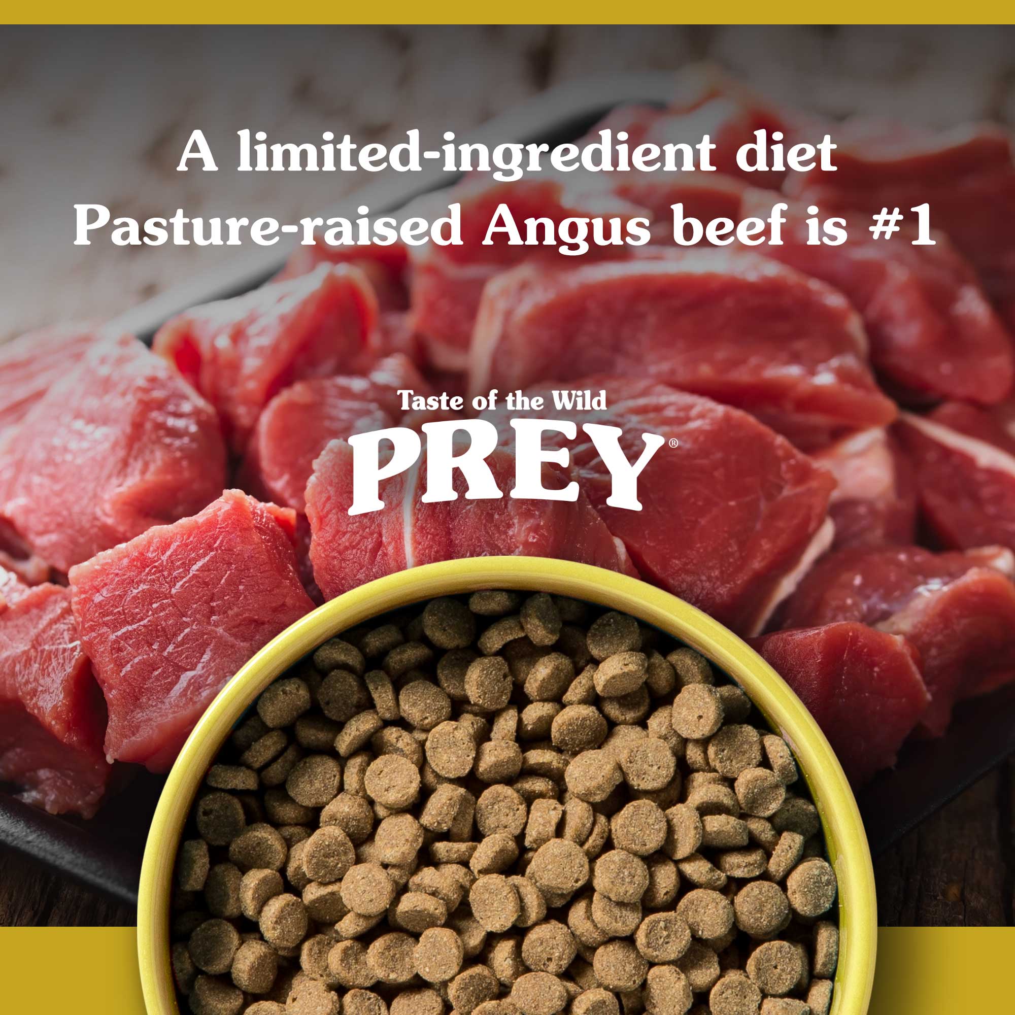 Taste of the Wild PREY Angus Beef for Dry Cat Food