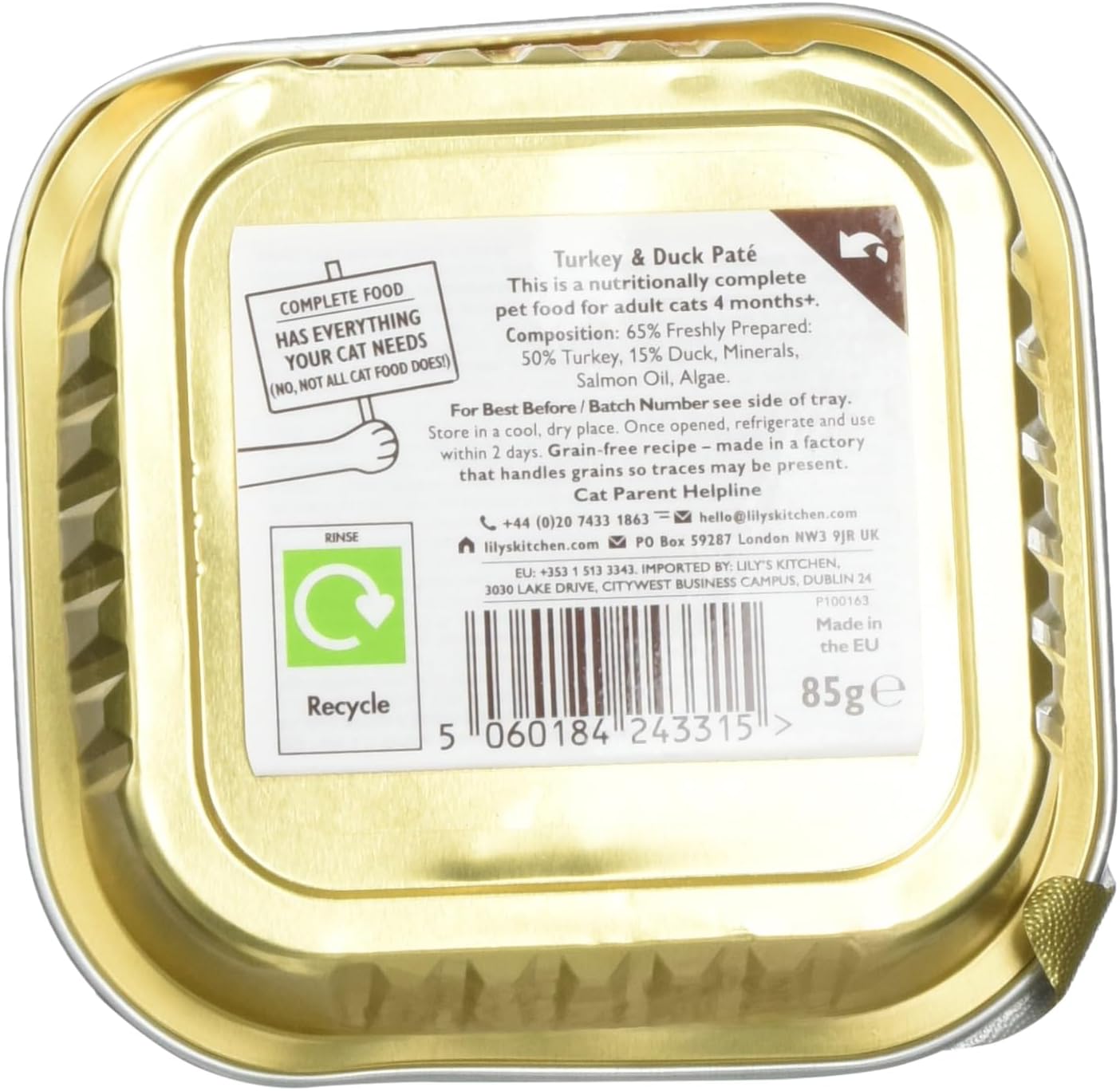 Lily's Kitchen Smooth Paté Selection Multipack Wet Cat Food