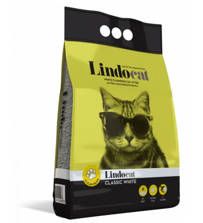 Lindocat Classic White Bentonite Unscented Cat Litter
