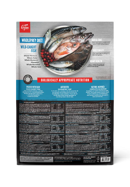 Orijen Six Fish Formula Grain Free Diet Dry Cat Food