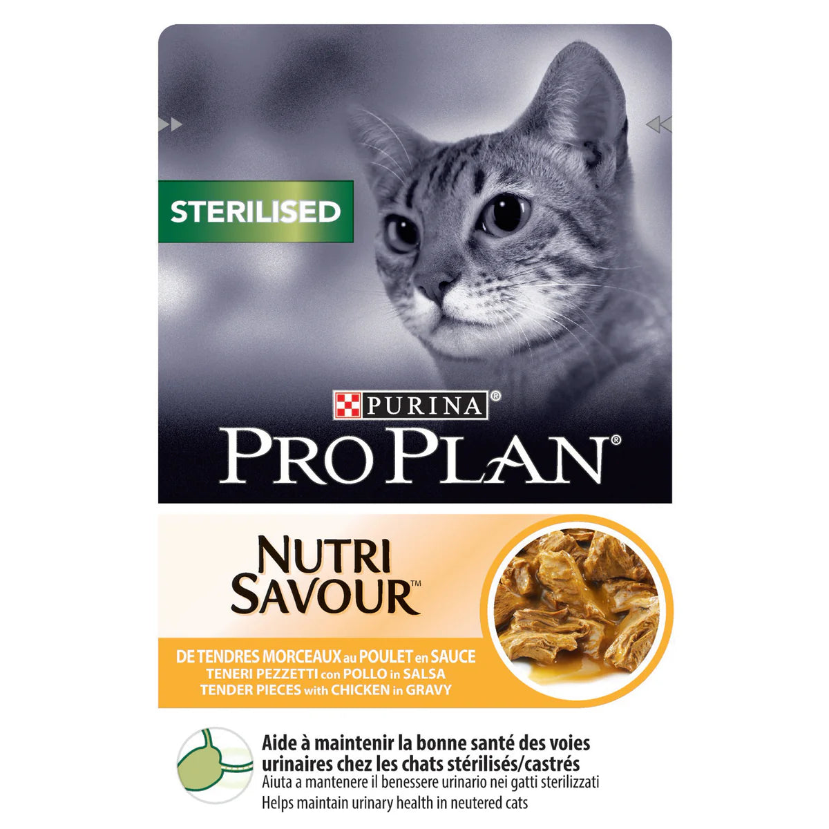 PURINA Pro Plan Nutri Savour Sterilised Chicken Wet Cat Food