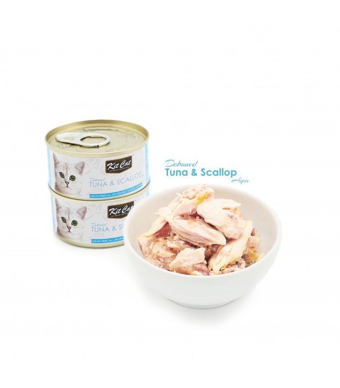 Kit Cat Grain Free Tuna & Scallop Topper Wet Cat Food