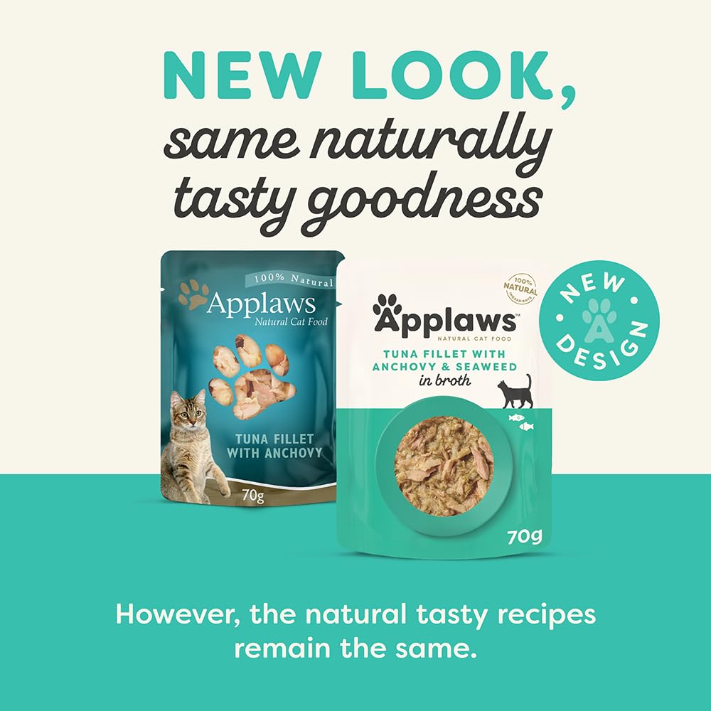 Applaws Tuna Fillet With Anchovy Wet Cat Food