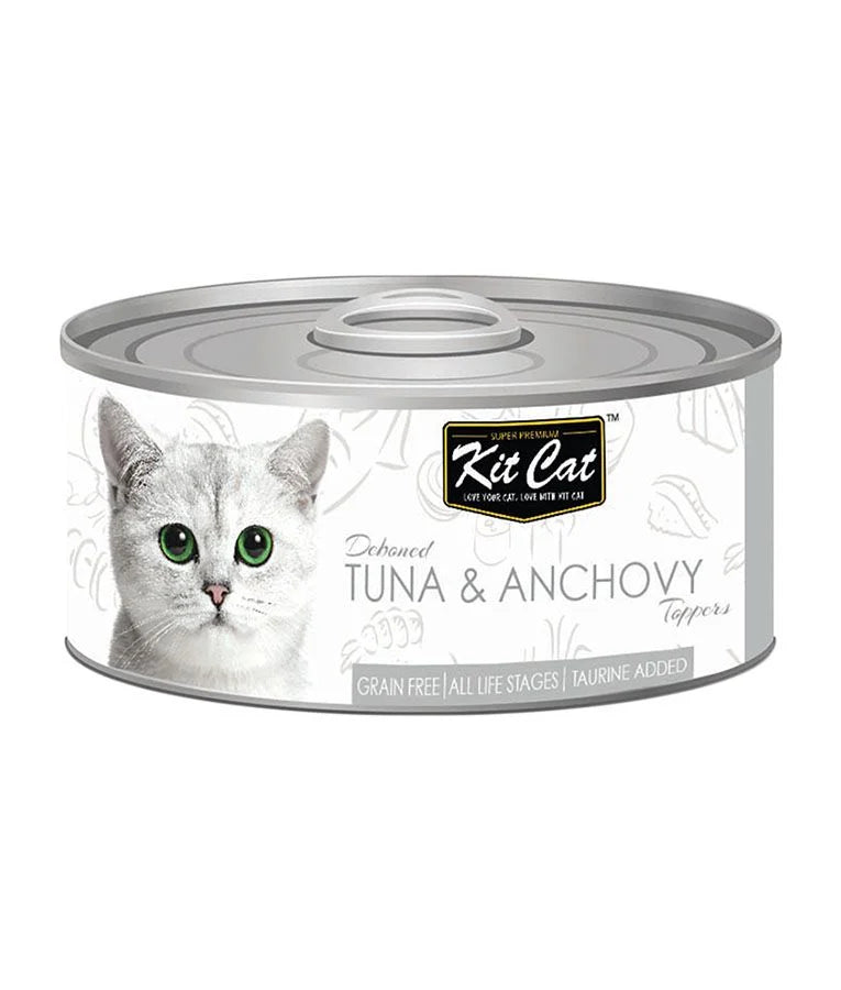 Kit Cat Grain Free Tuna & Anchovy Topper Wet Cat Food