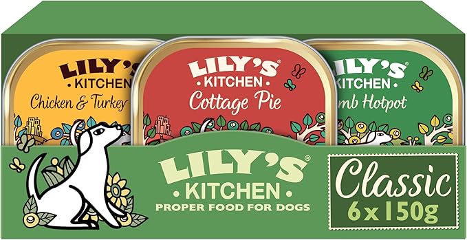 Lily's Kitchen Dog Classic Dinners Multipack Wet Dog Food - 6X150 GM