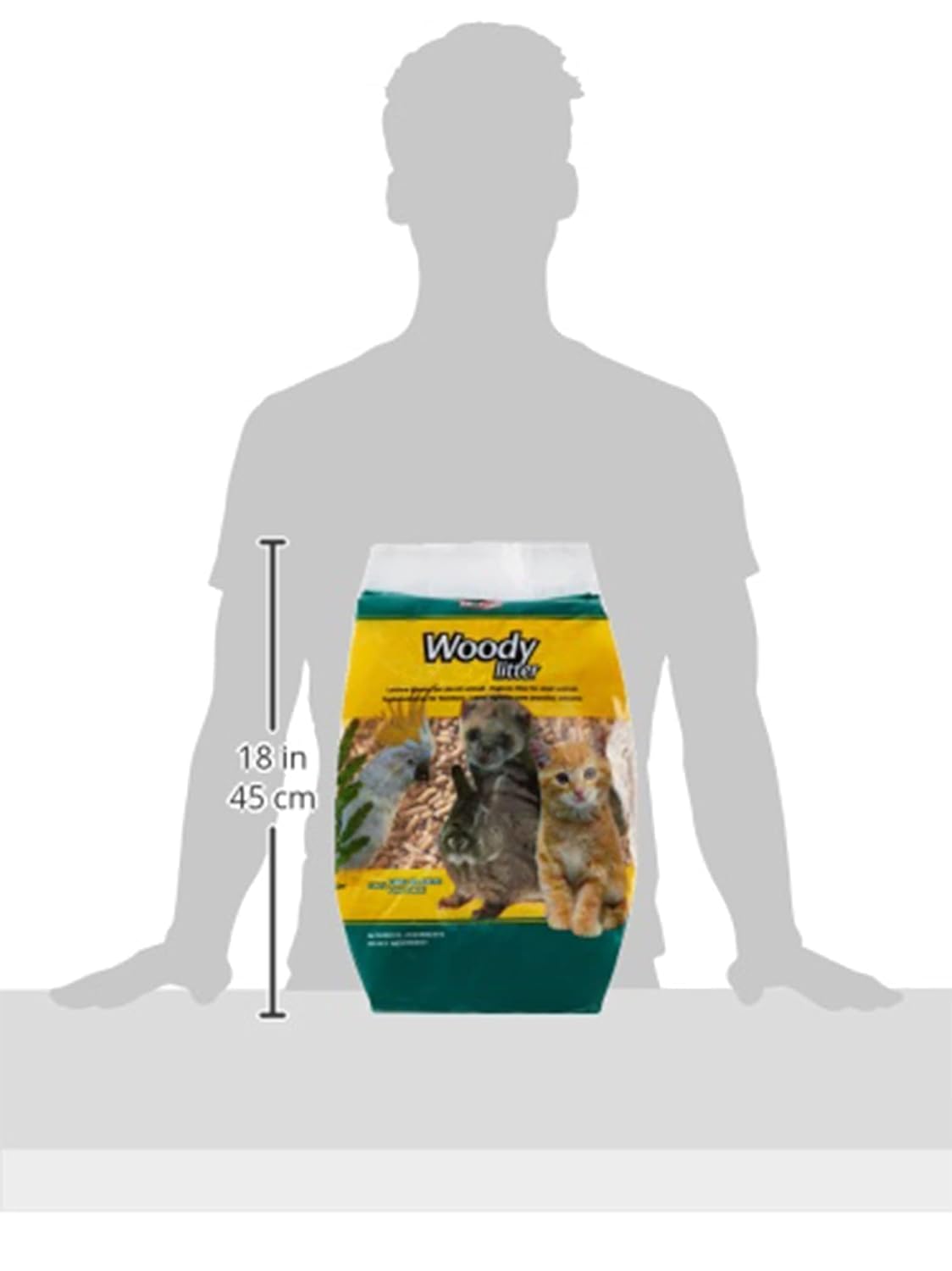 Padovan Woody Pellets Litter for Cat, Bird & Small Pets