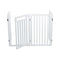 Trixie White Wooden 4-Part Barrier with Door for Dogs
