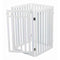 Trixie White Wooden 4-Part Barrier with Door for Dogs