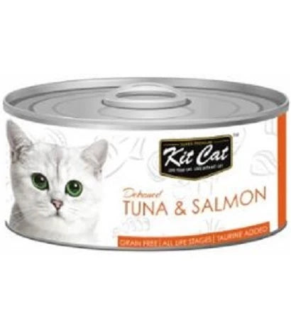 Kit Cat Grain Free Tuna & Salmon Topper Wet Cat Food