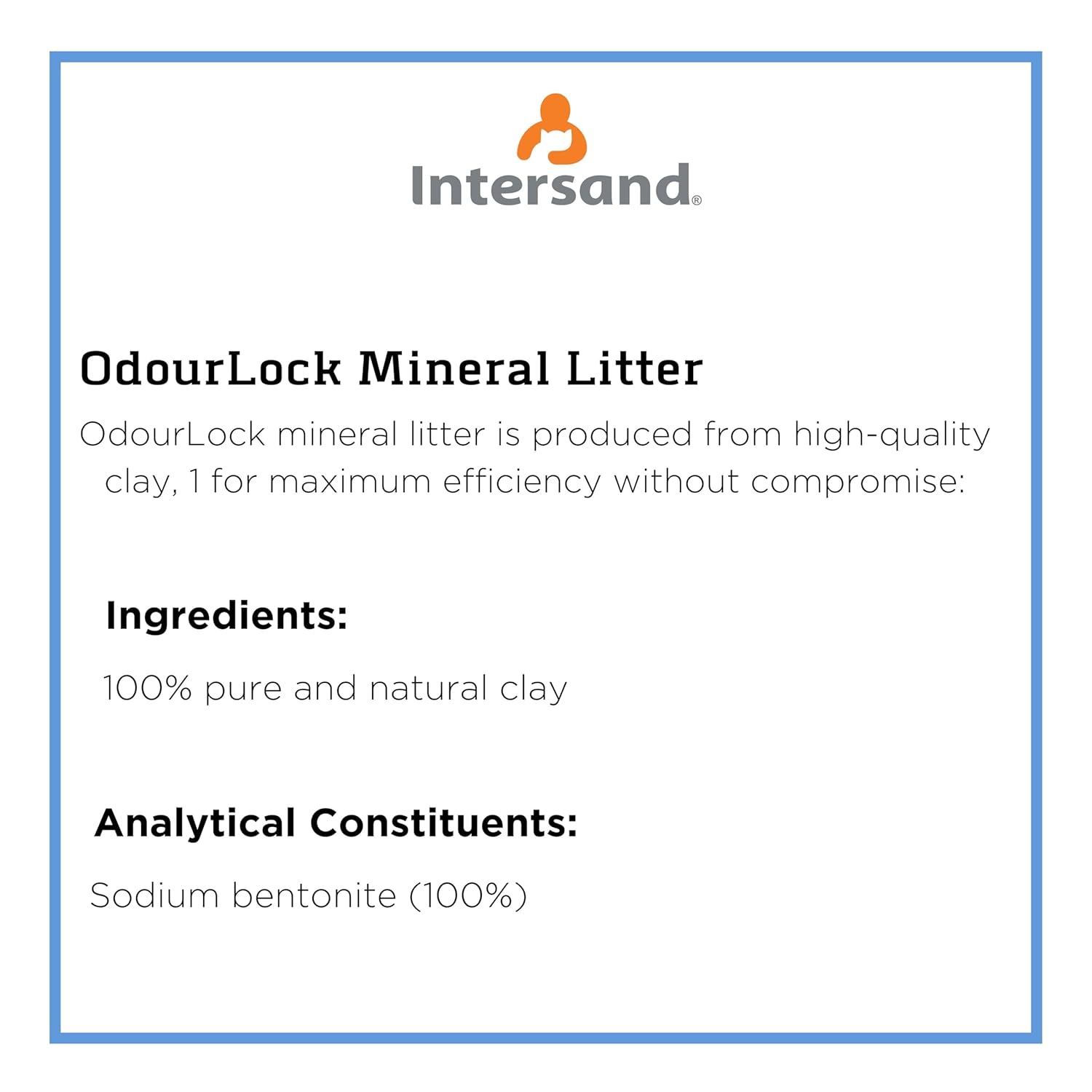 Intersand Odourlock Cat Litter - 12 KG