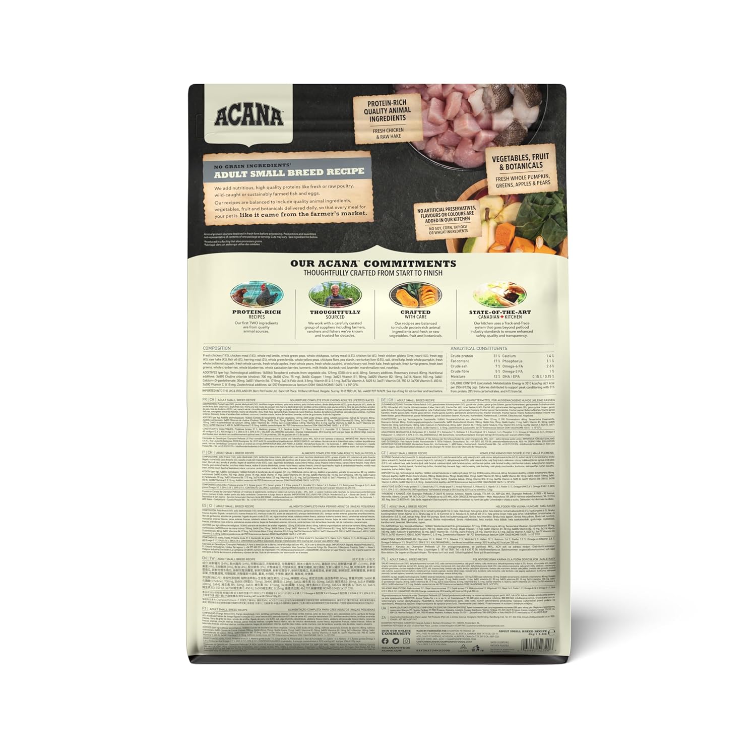 Acana Small Breed Adult Dry Dog Food