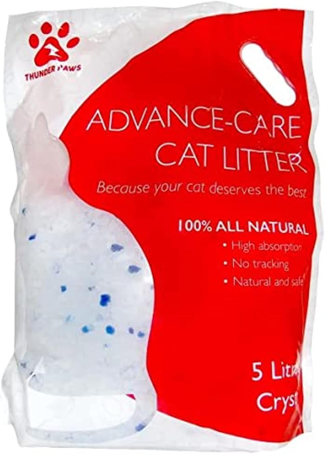 Thunder Paws Advance Care Crystal Cat Litter - 5L