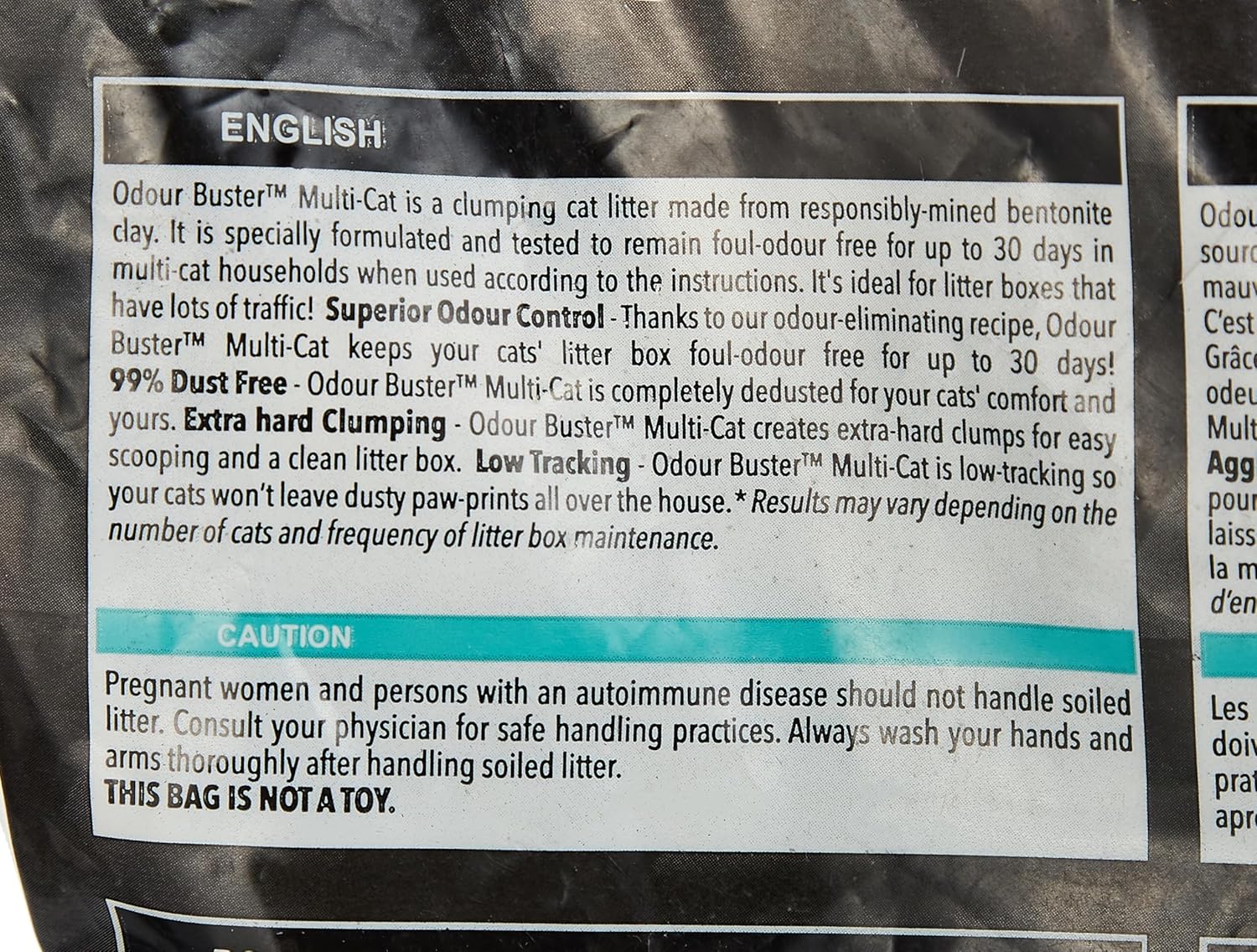 Odour Buster Multi-Cat Clumping Cat Litter Unscented