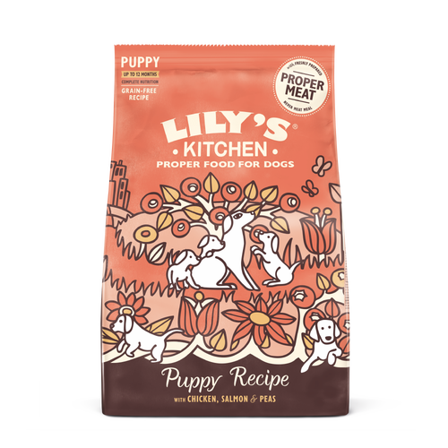 Lily's Kitchen Puppy Recipe with Chicken, Salmon & Peas Dry Food