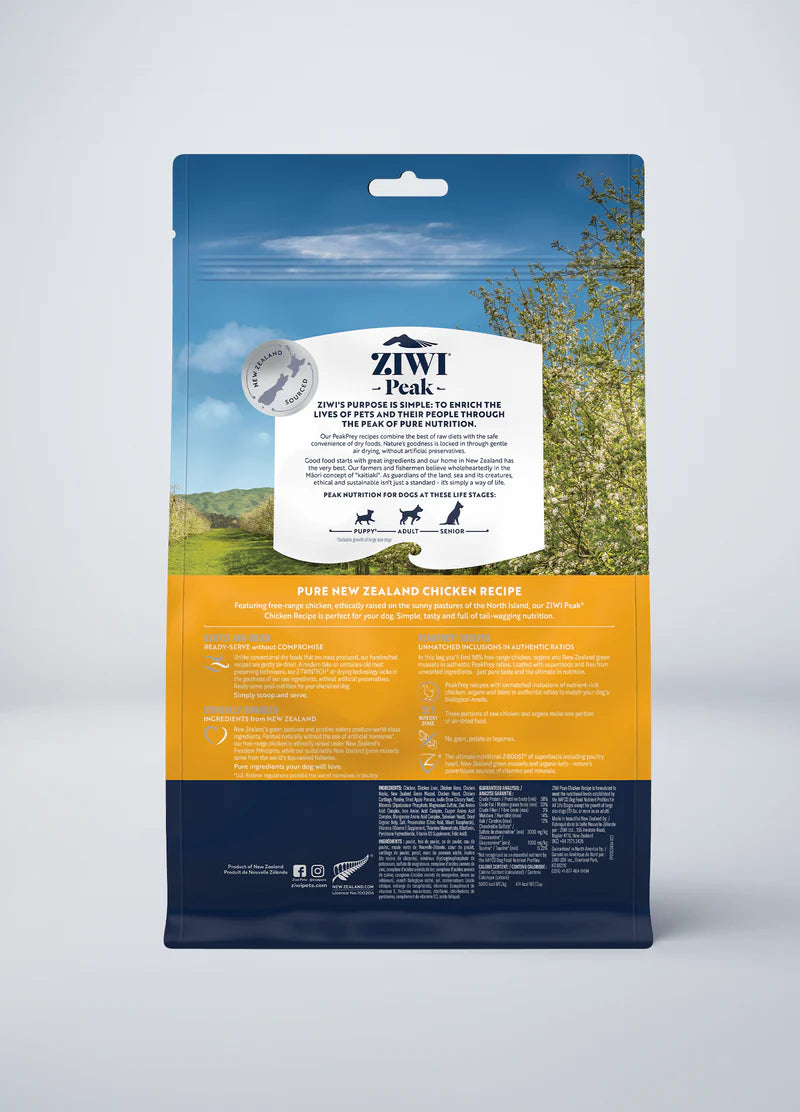 ZIWI Peak Air Dried Free Range Dog Dry Food