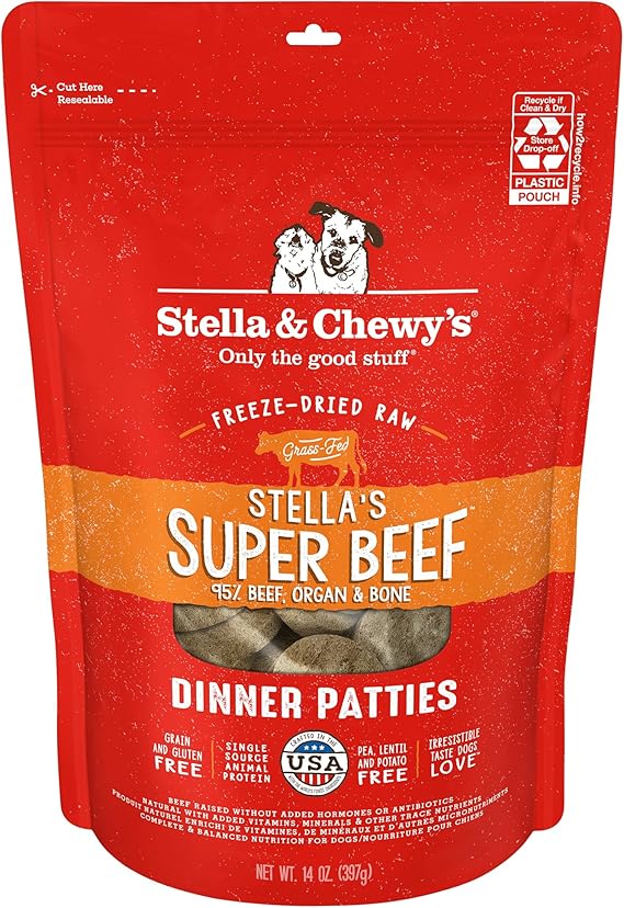 Stella & Chewy's Stella's Super Beef Dinner Patties Dry Dog Food