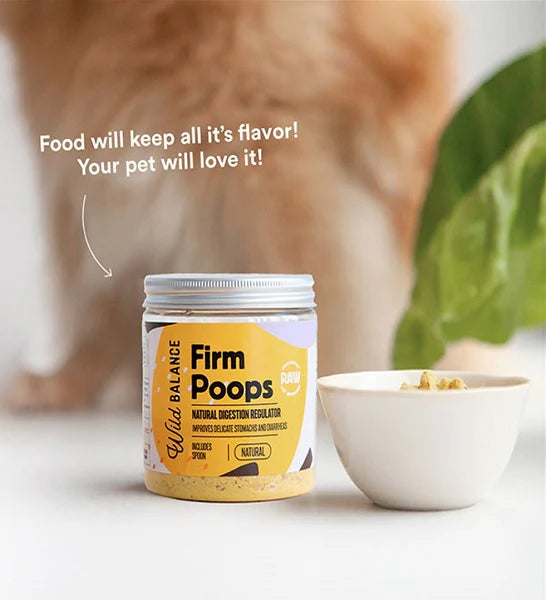 Wild Balance Firm Poops Supplement for Dogs&Cats