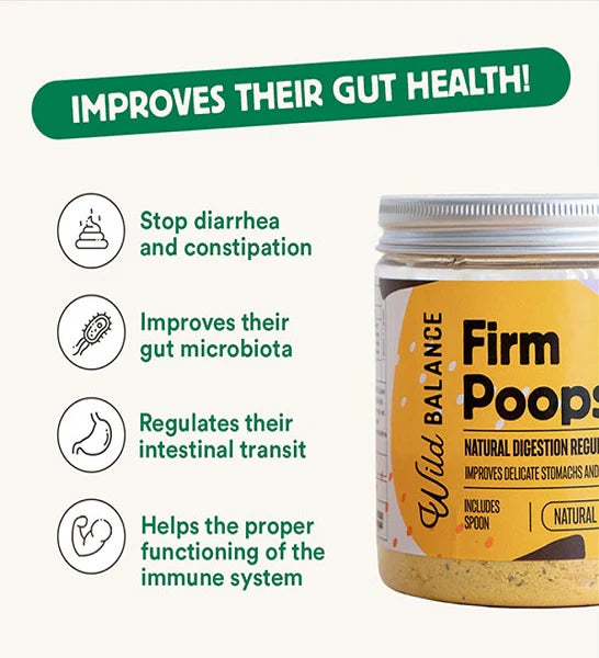 Wild Balance Firm Poops Supplement for Dogs&Cats