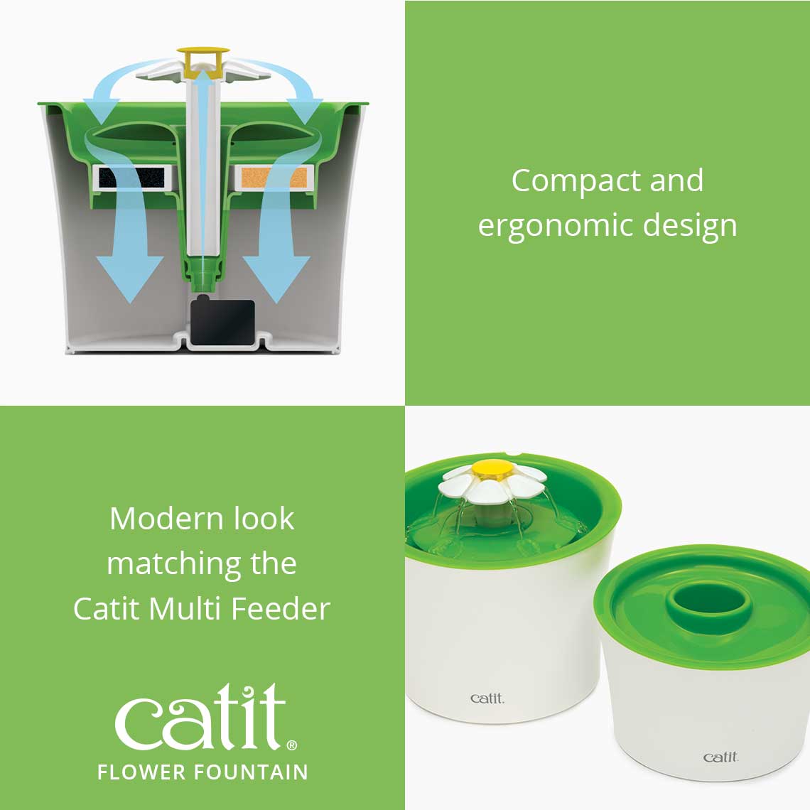 Catit Flower Fountain for Cats