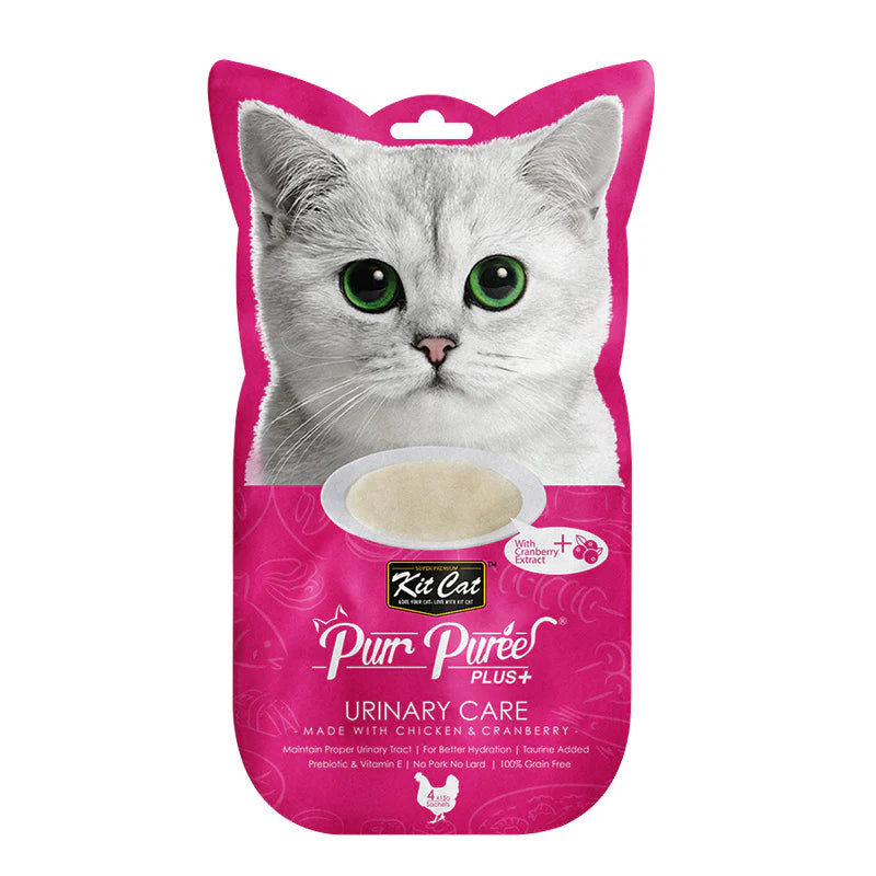 Kit Cat Purr Puree Plus Urinary Care Chicken Cat Treats 85 gms