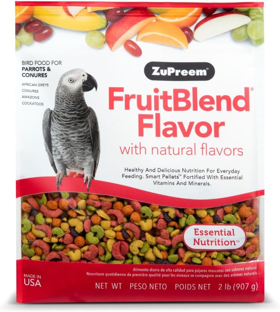ZuPreem FruitBlend Medium and Large Parrot Food