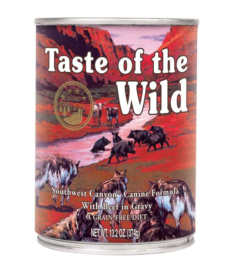 Taste of the Wild Southwest Canyon Canine with Beef in Gravy Wet Dog Food - 390 GM