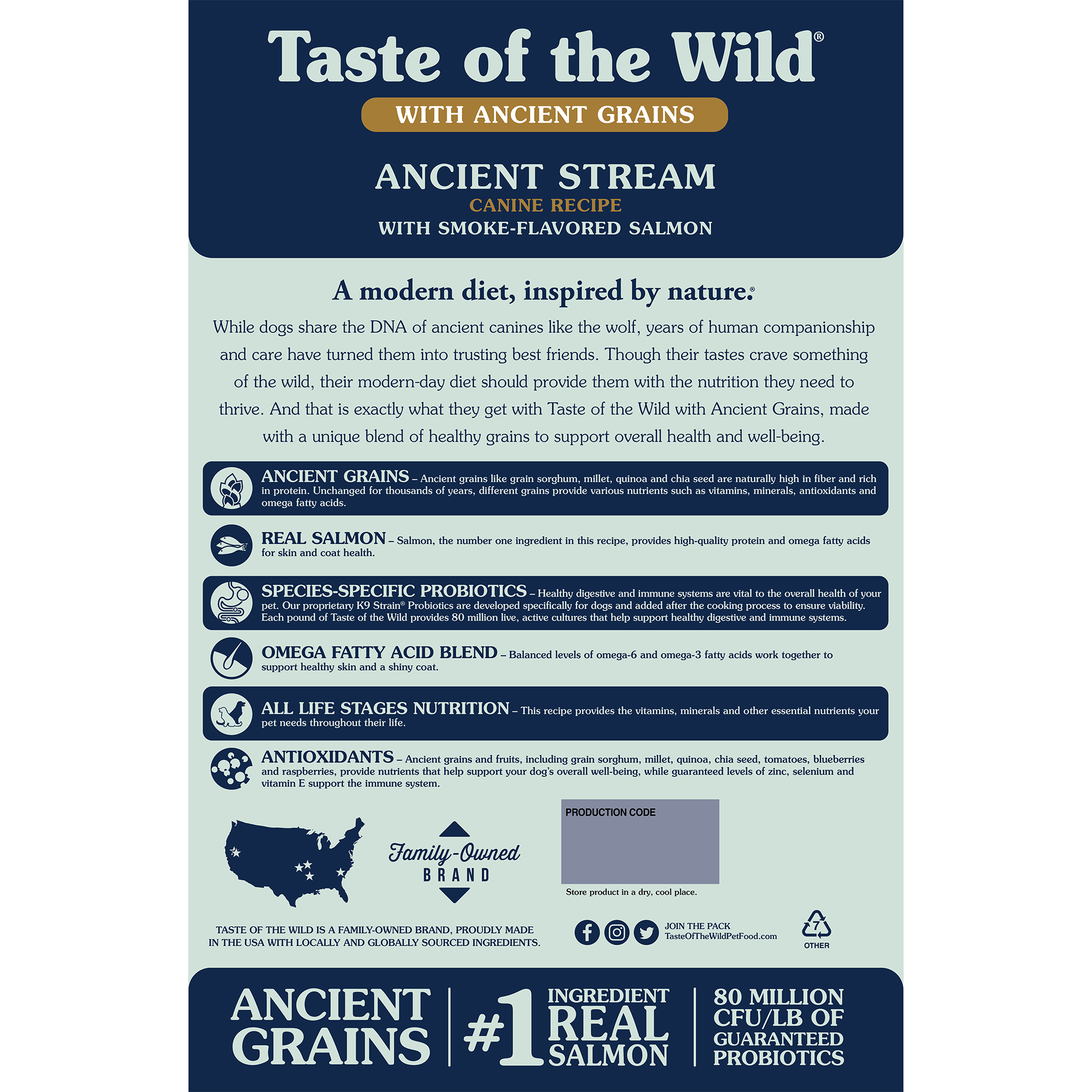Taste of The Wild Ancient Stream Salmon Dry Dog Food