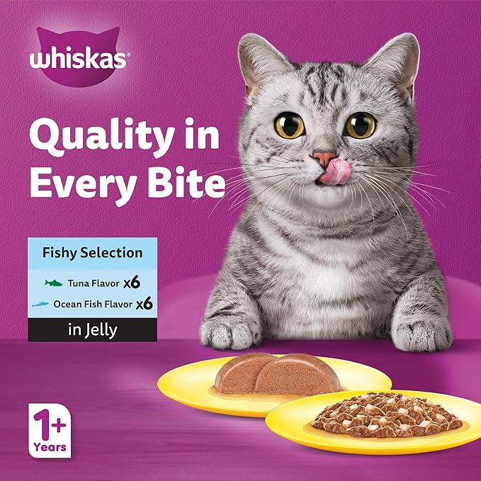 Whiskas Tuna Wet Cat Food 10+2 FREE