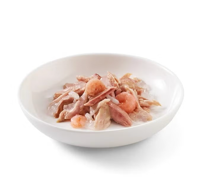 Schesir Multipack Tuna With Shrimps Adult Cat Wet Food