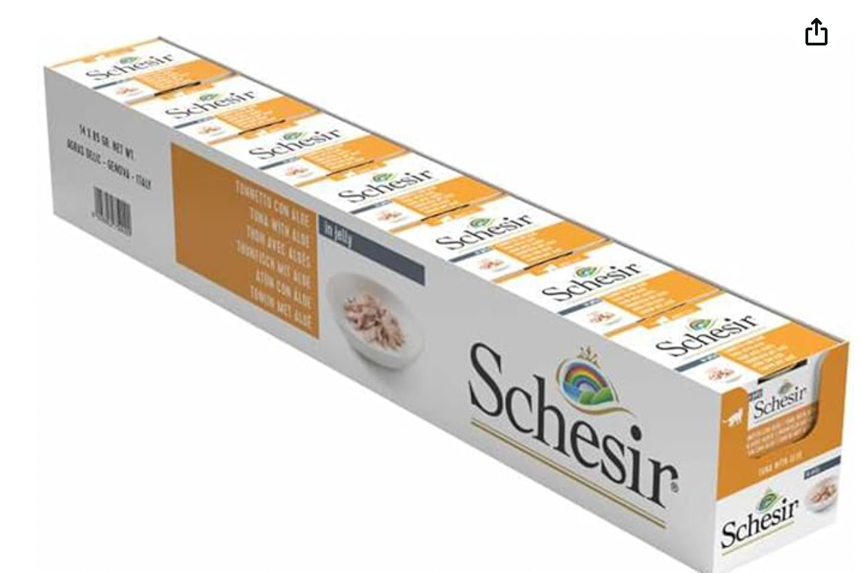 Schesir Cat Wet Food-Tuna With Aloe
