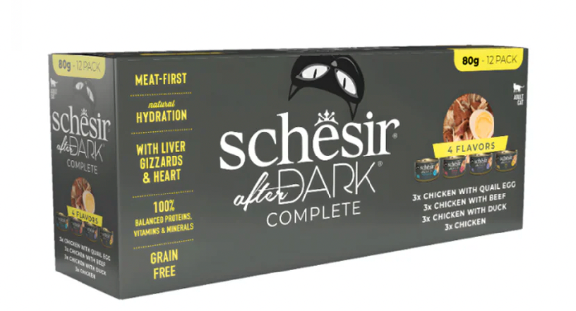 Schesir After Dark Wholefood In Broth Variety Pack For Cat