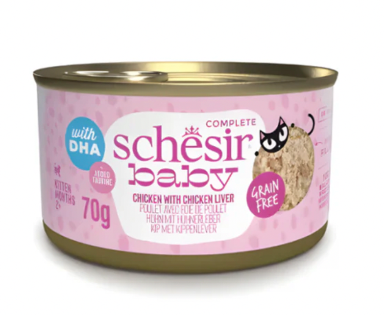 Schesir Baby Kitten Wholefood - Chicken With Salmon