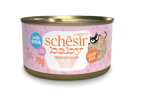 Schesir Baby Kitten Wholefood - Chicken With Salmon