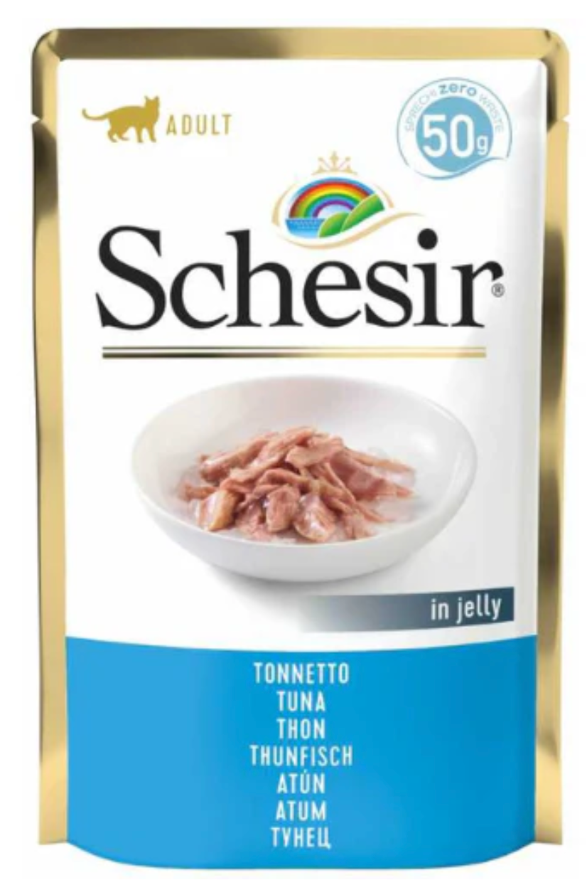 Schesir Tuna in Jelly Wet Adult Cat Food