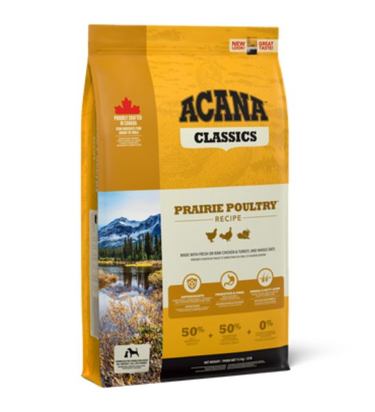 Acana Prairie Poultry Medium Breed Adult Dry Dog Food