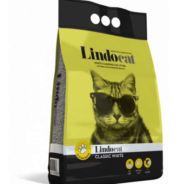 Lindocat Classic White Bentonite Unscented Cat Litter