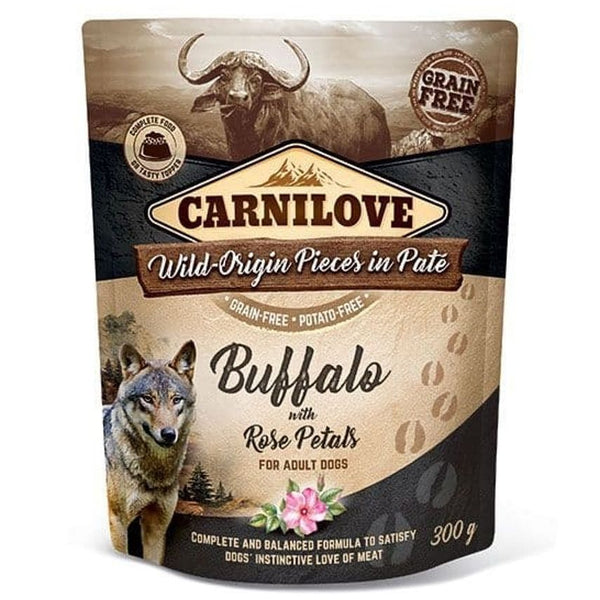 Carnilove Buffalo with Rose Blossom for Adult Dog Wet Food