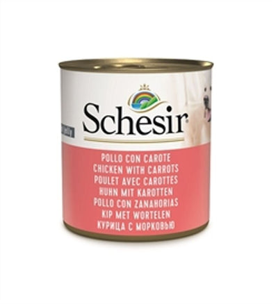 Schesir Chicken with Carrots Wet Dog Food