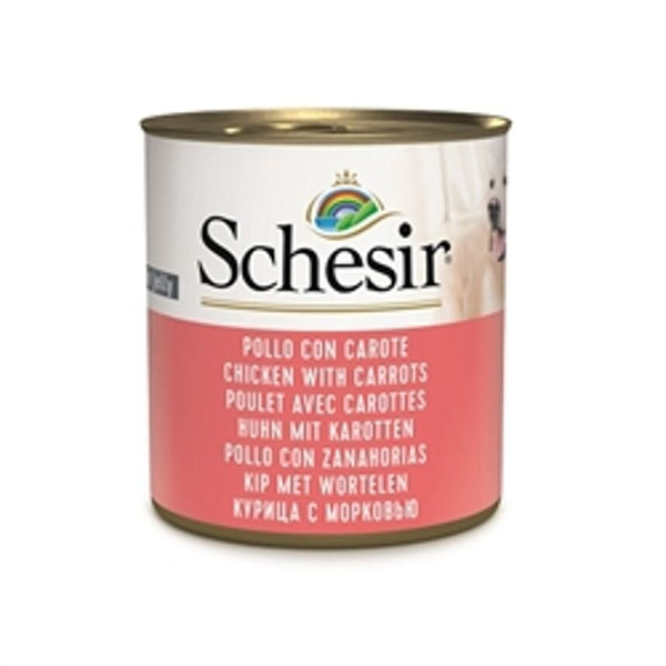 Schesir Chicken with Carrots Wet Dog Food