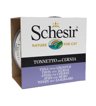 Schesir Tuna with Grouper Cat Wet Food
