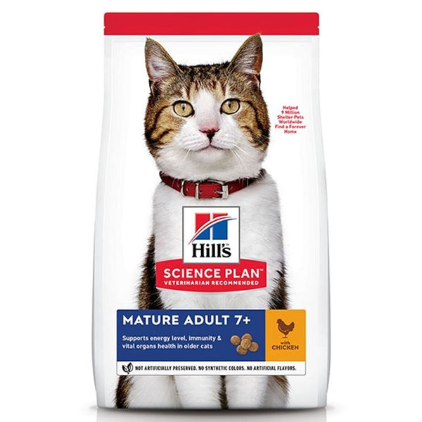 Hill's Science Plan Mature Adult 7+ Cat Food with Chicken