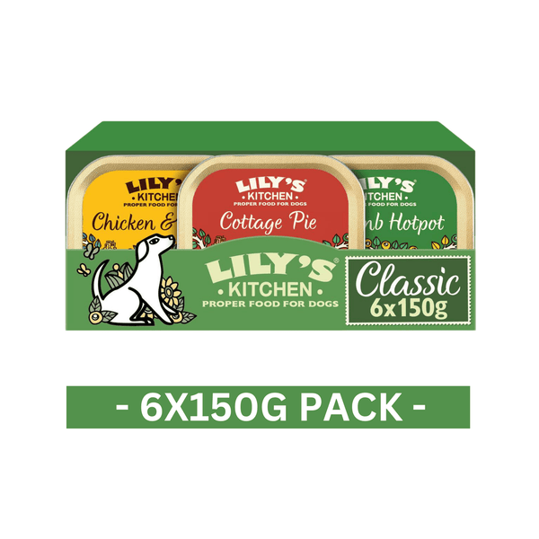 Lily's Kitchen Dog Classic Dinners Multipack Wet Dog Food - 6X150 GM