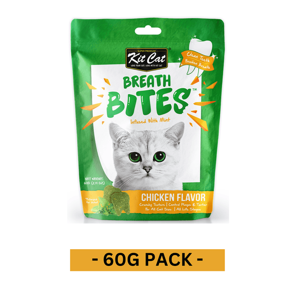 Kit Cat Breath Bites Chicken Flavour Cat Treats