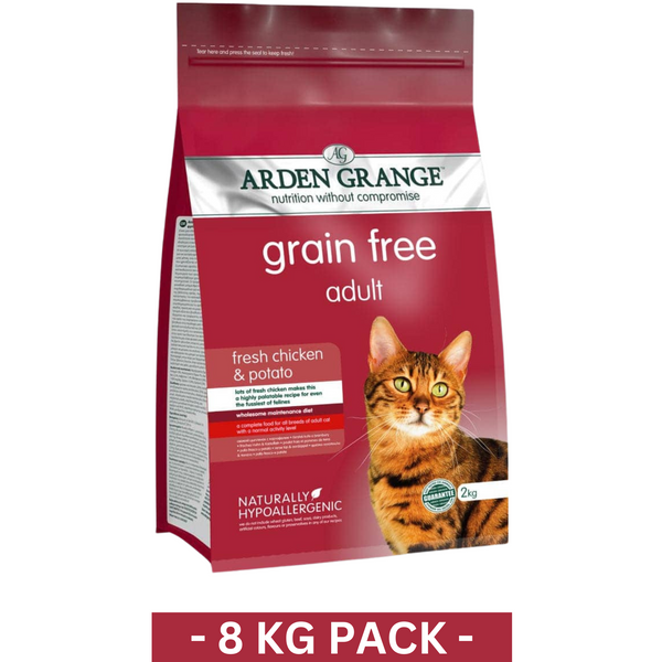 Arden Grange Grain Free Adult Fresh Chicken & Potato Dry Cat Food