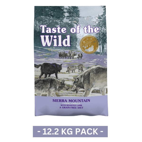 Taste of the Wild Sierra Mountain Canine Formula Dry Dog Food - 12.2 KG