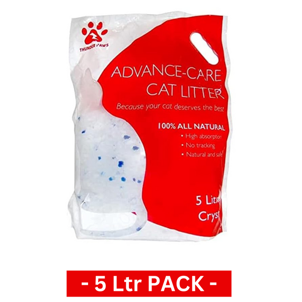 Thunder Paws Advance Care Crystal Cat Litter - 5L